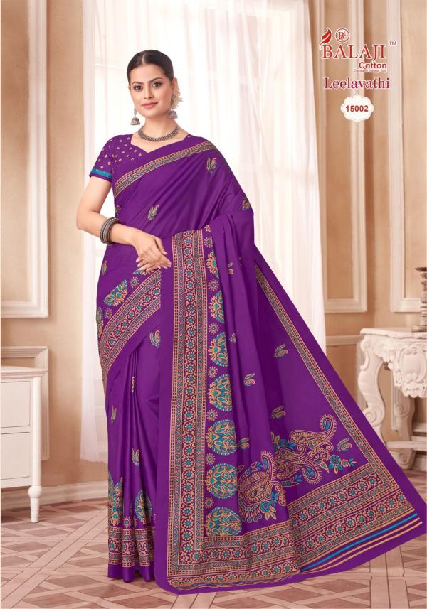 Balaji Leelavathi Vol-15 – Cotton Sarees